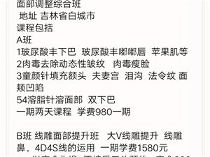 面部调整综合班，一期学费980